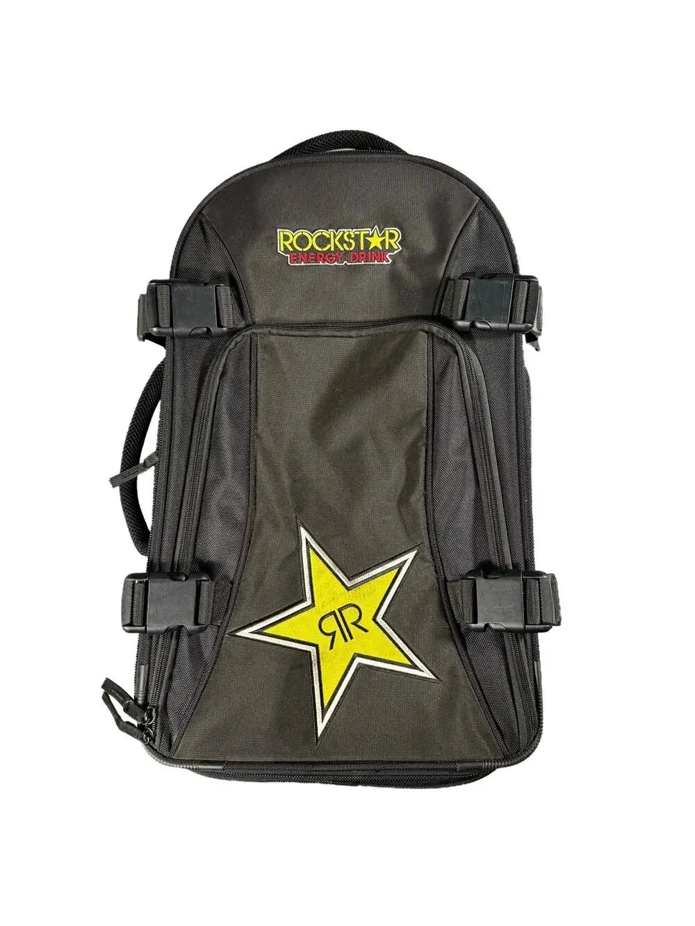 RARE Rockstar Energy Drink Travel Bag Suitcase Luggage w/Wheels